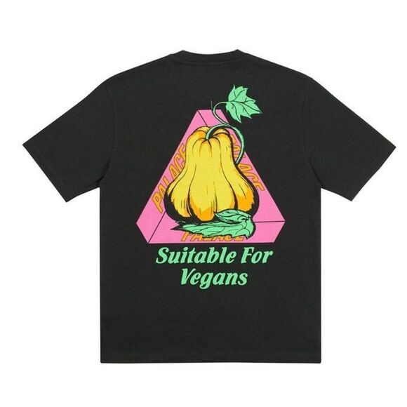 PALACE Nein Cheese Nein Egg T-shirt Black - Picture 1 of 5